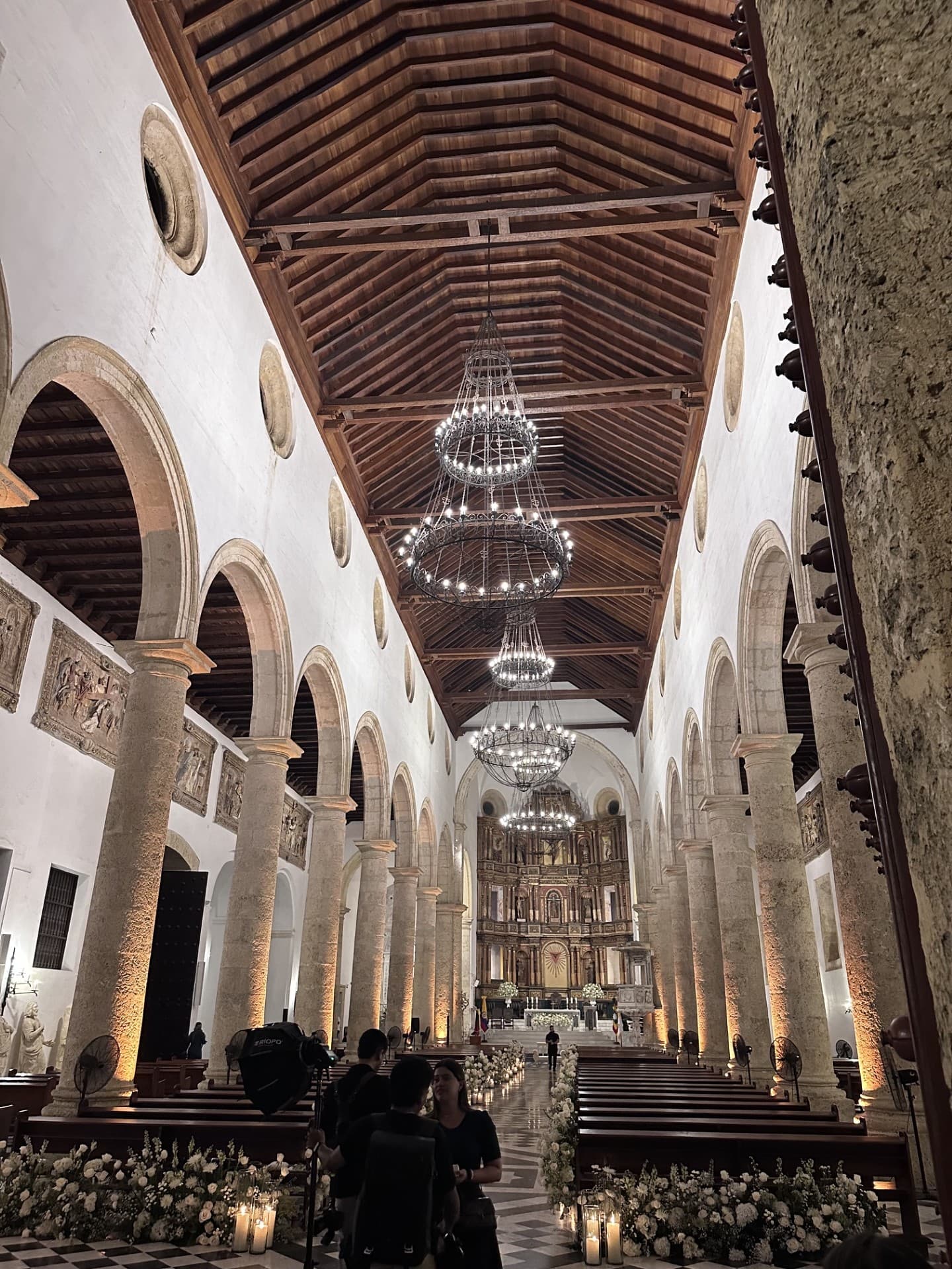 Inspiration: the timber trusses of a Cartagena church