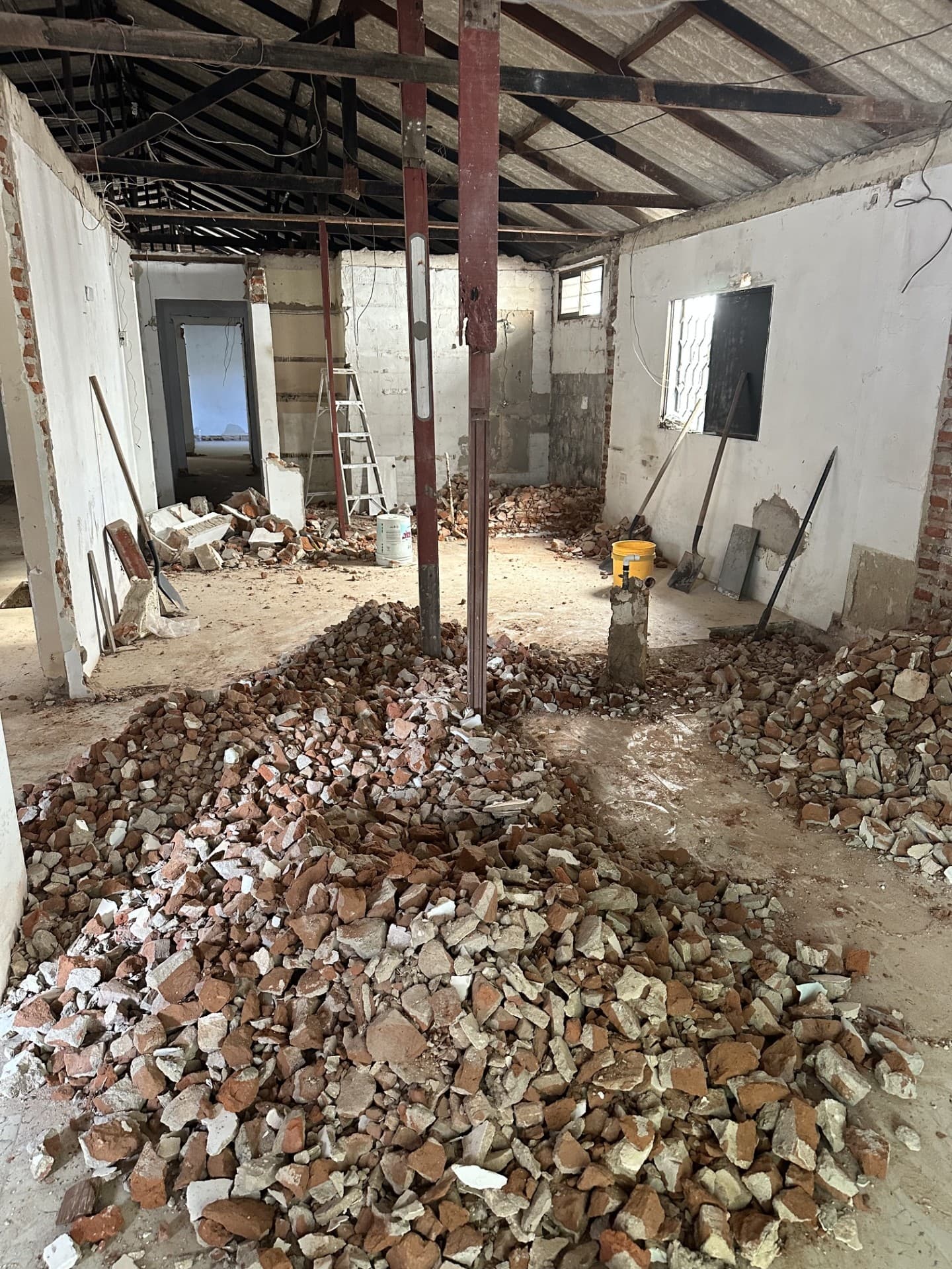Demolition begins