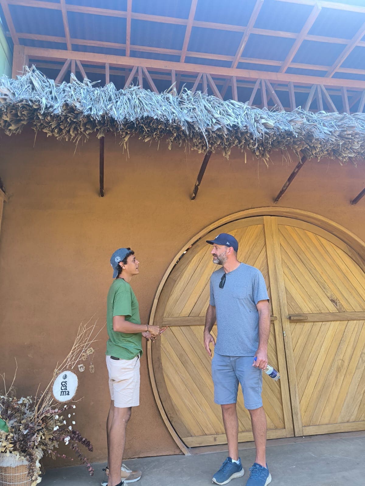 Pat and Cristian refining the technique