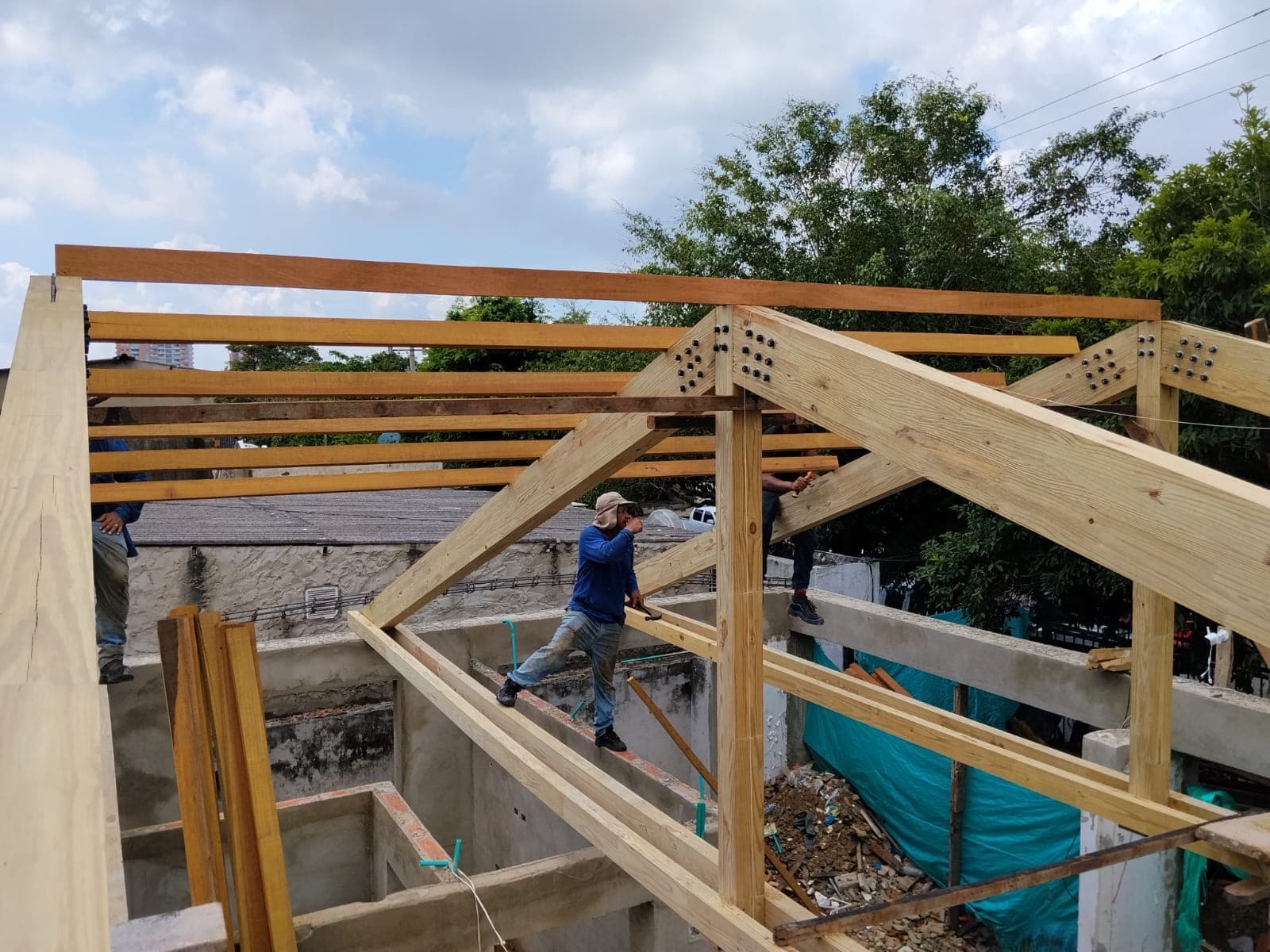 Raising the new roof
